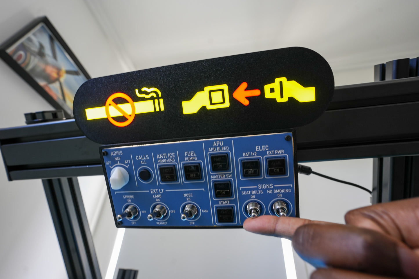 Fasten Seat Belts Sign - Decorative Light Box