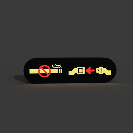 Fasten Seat Belts Sign - Decorative Light Box